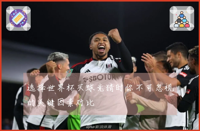 选择世界杯买球竞猜时你不可忽视的关键因素对比